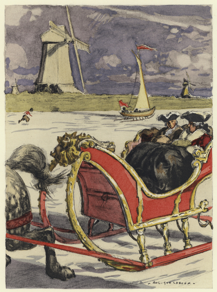 Illustration for memoirs of Casanova von Jules Marie Auguste Leroux