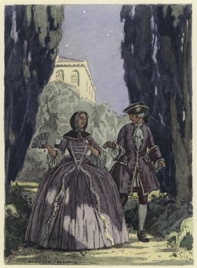 Illustration for memoirs of Casanova