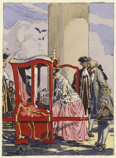 Illustration for memoirs of Casanova