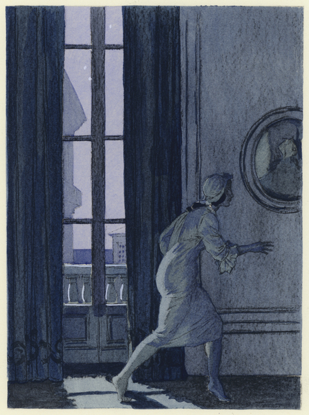 Illustration for memoirs of Casanova von Jules Marie Auguste Leroux