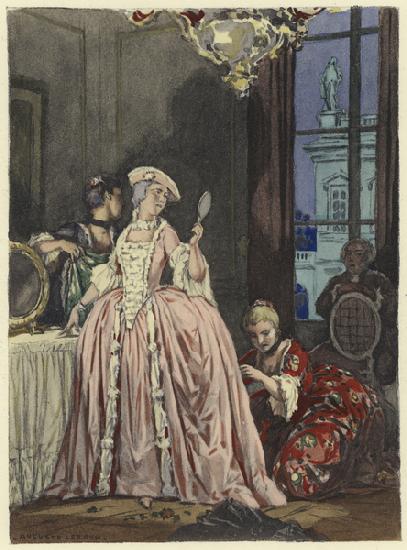 Illustration for memoirs of Casanova