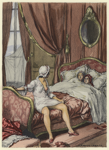 Illustration for memoirs of Casanova von Jules Marie Auguste Leroux