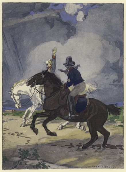 Illustration for memoirs of Casanova von Jules Marie Auguste Leroux