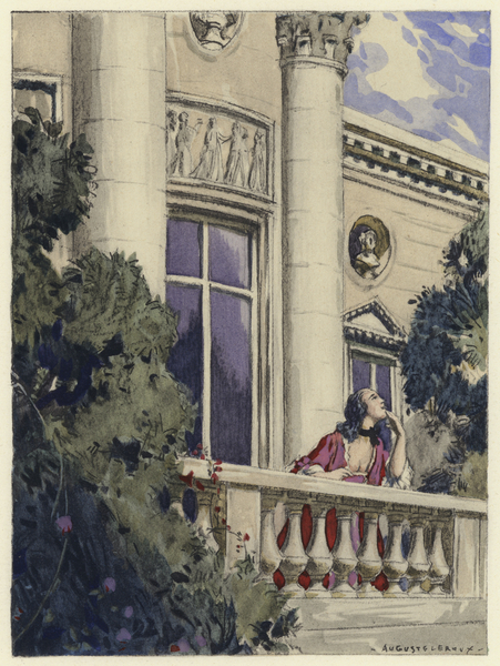 Illustration for memoirs of Casanova von Jules Marie Auguste Leroux