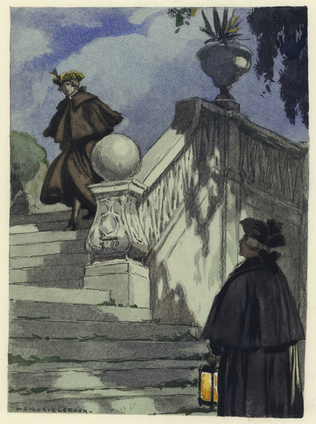 Illustration for memoirs of Casanova von Jules Marie Auguste Leroux