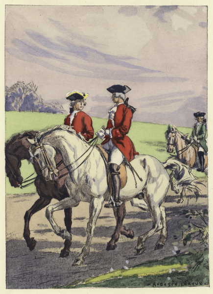 Illustration for memoirs of Casanova von Jules Marie Auguste Leroux