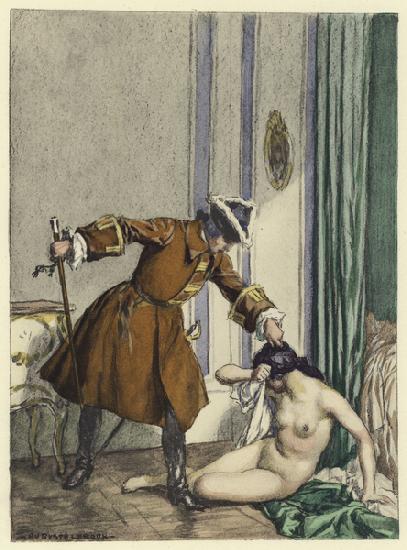 Illustration for memoirs of Casanova
