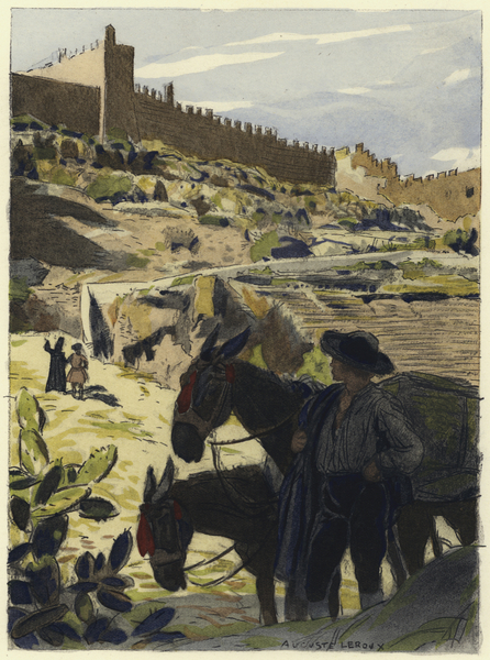 Illustration for memoirs of Casanova von Jules Marie Auguste Leroux