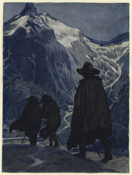 Illustration for memoirs of Casanova von Jules Marie Auguste Leroux