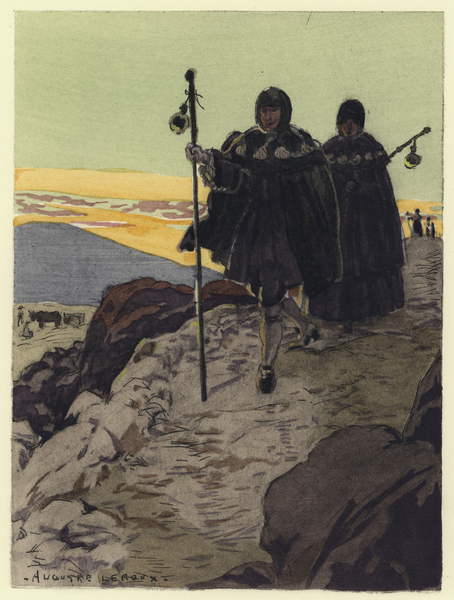 Illustration for memoirs of Casanova von Jules Marie Auguste Leroux