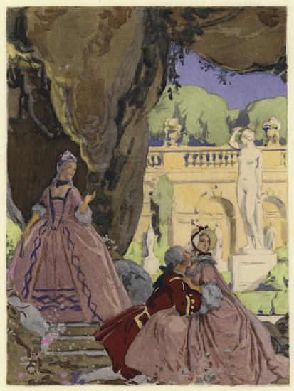 Illustration for memoirs of Casanova