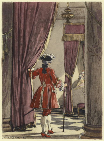 Illustration for memoirs of Casanova von Jules Marie Auguste Leroux