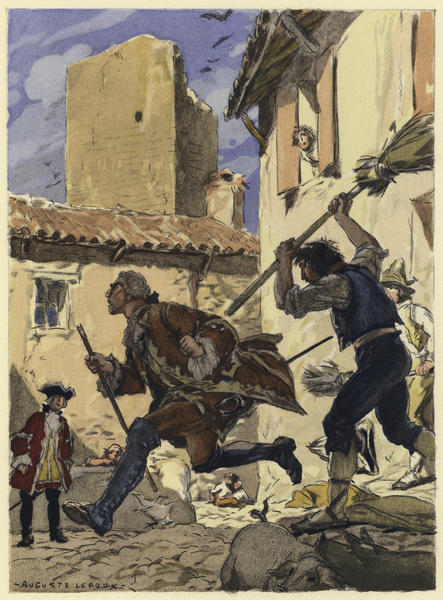 Illustration for memoirs of Casanova von Jules Marie Auguste Leroux