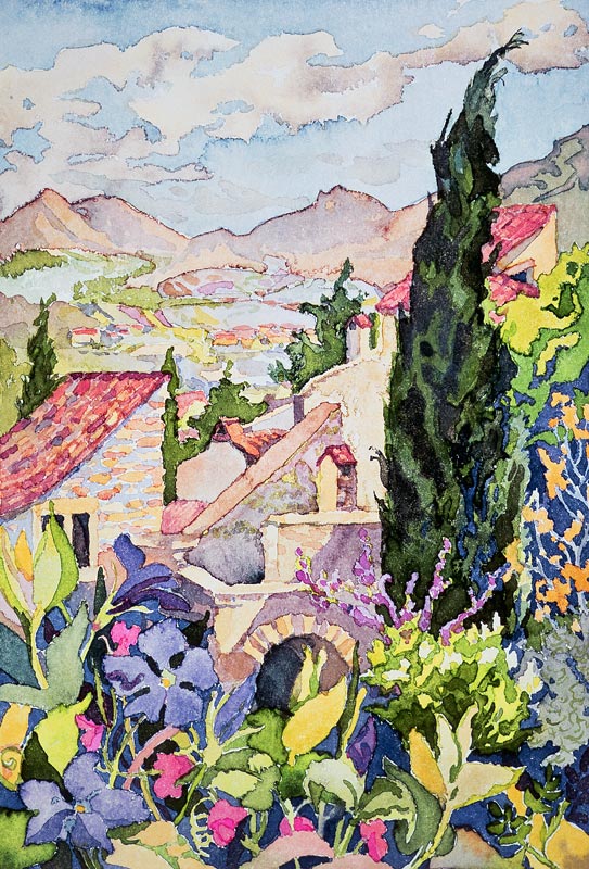 The Old Town Vaison  von Julia  Gibson