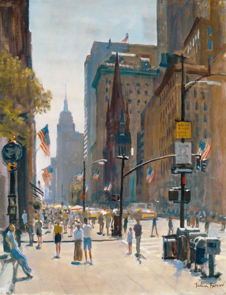 Fifth Avenue, 1997 (oil on canvas)  von Julian  Barrow