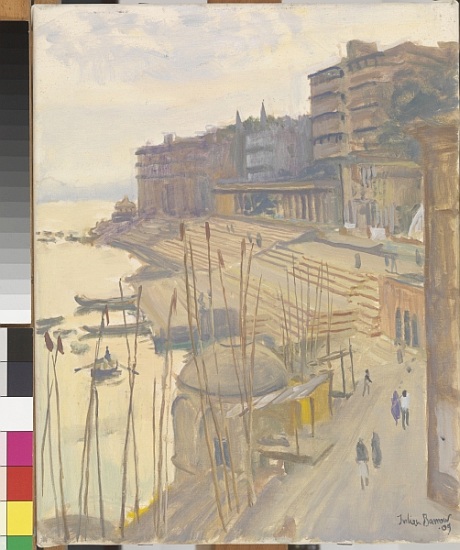 The Ganges at Varanesi von Julian  Barrow