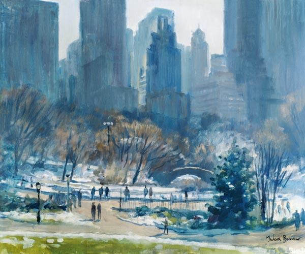 Winter in Central Park, New York