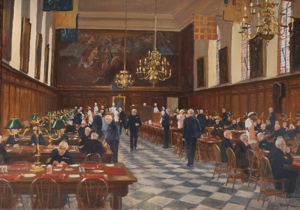 View of the Great Hall, the Royal Hospital Chelsea von Julian  Barrow