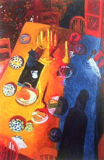 The Supper, 1996 (oil on canvas)  von Julie  Held