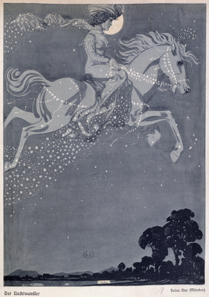 The Night Wanderer von Julius Diez