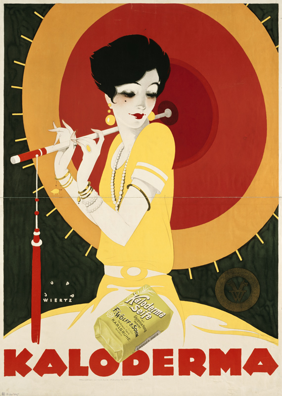 German advertisement for 'Kaloderma' Soap, printed by F. Wolff & Sohn, Karlsruhe von Jupp Wiertz