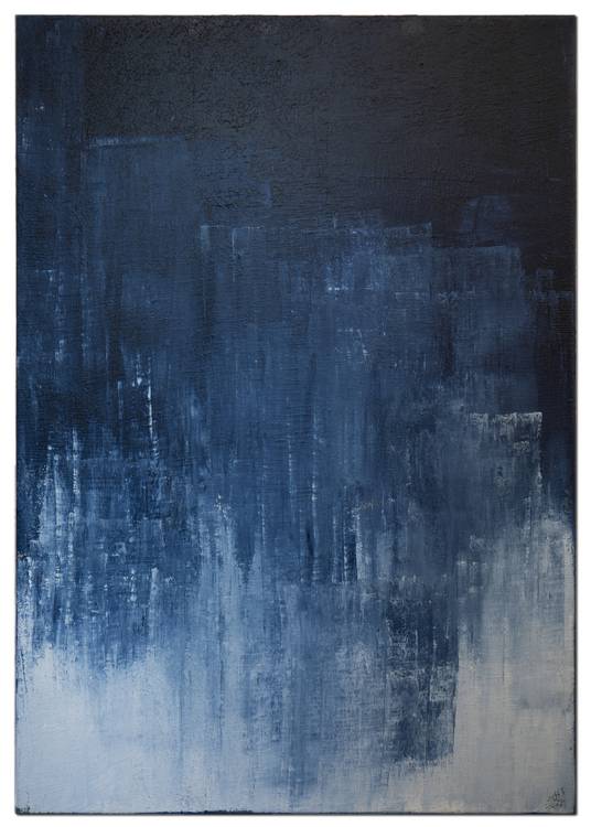 Blue cold mountain  von Felix Justen