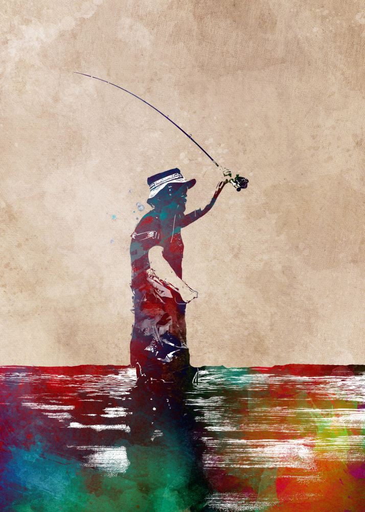 Fishing Sport Art 6 von Justyna Jaszke