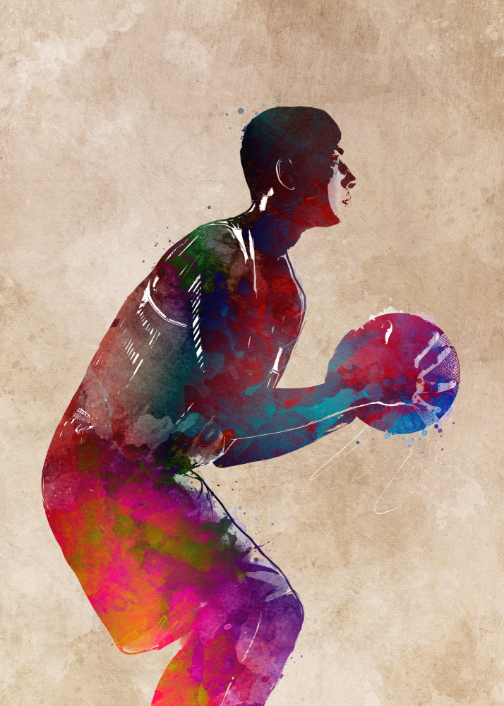 Basketball Sport Art 7 von Justyna Jaszke