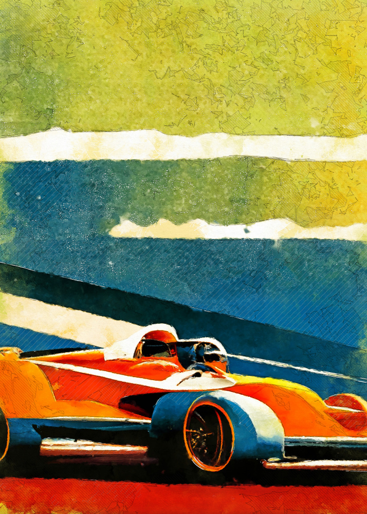 Formula 1 sport art von Justyna Jaszke