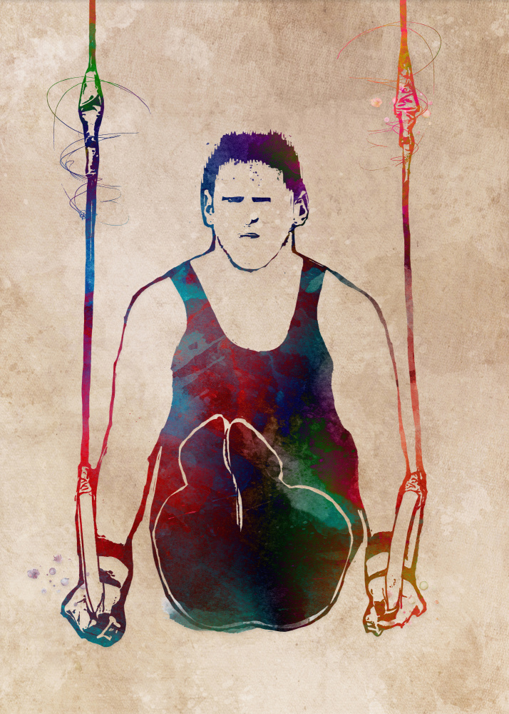 Gymnastics sport art von Justyna Jaszke