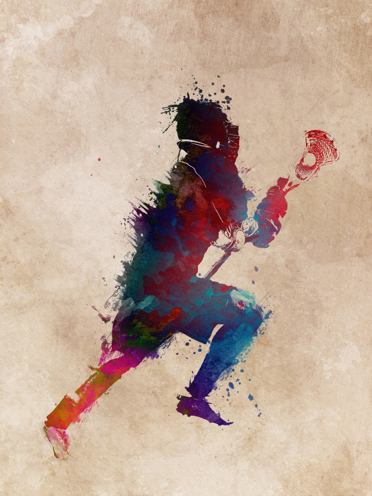 Lacrosse Sport Art 2 von Justyna Jaszke