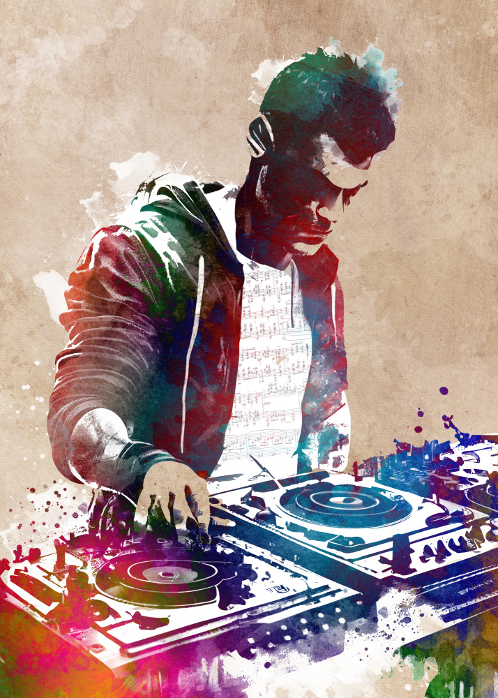 Music DJ 1 von Justyna Jaszke