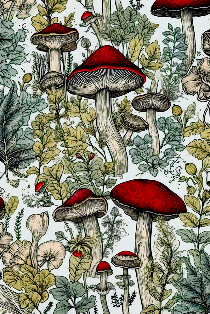 Mushrooms 2 von Justyna Jaszke