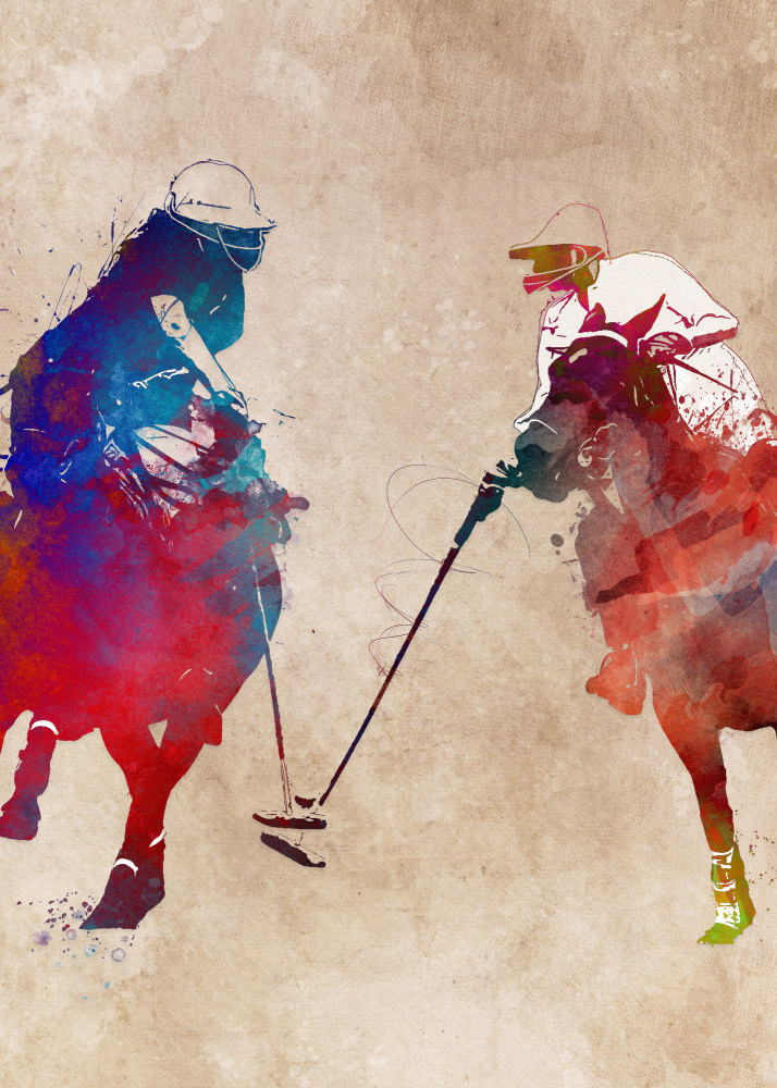 Polo sport art von Justyna Jaszke