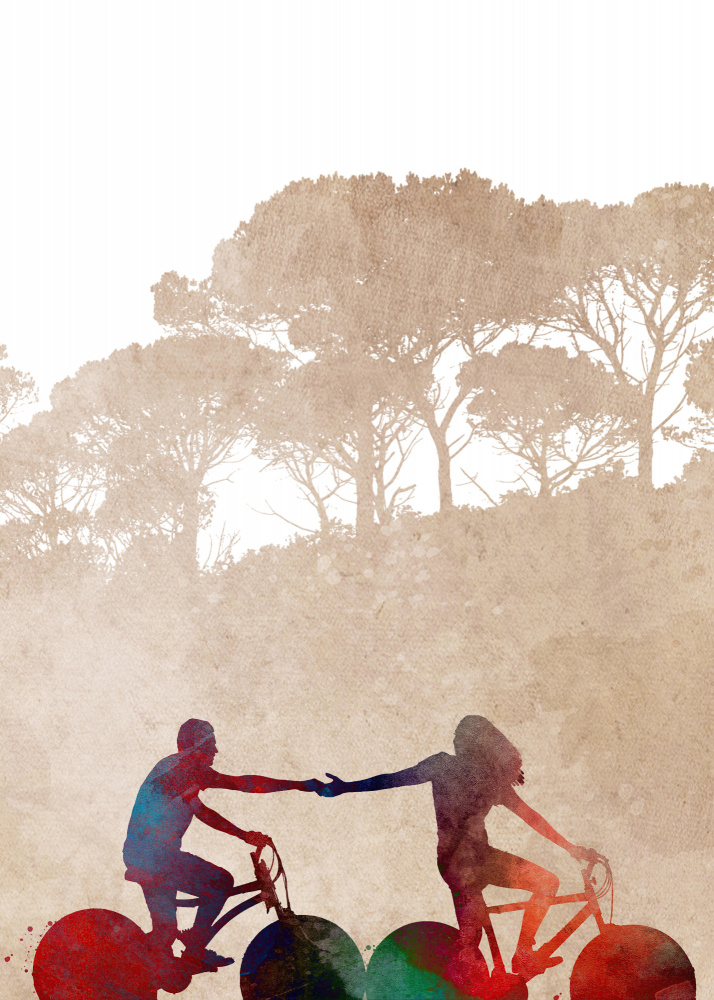 Cycling sport art 1 von Justyna Jaszke