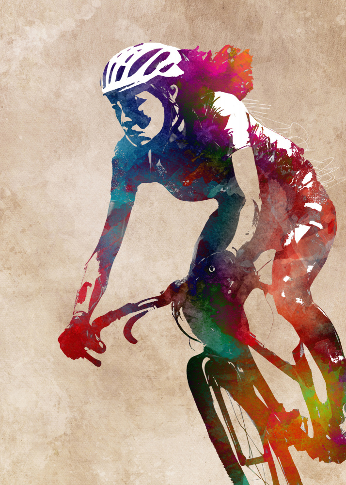 Cycling sport art 28 von Justyna Jaszke