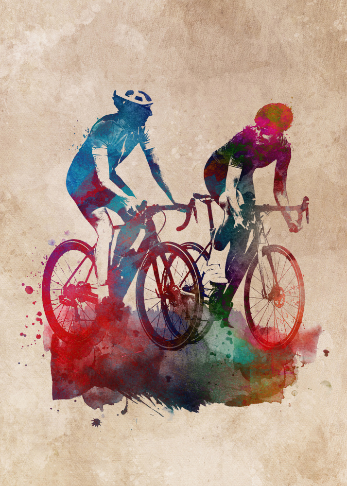 Cycling sport art 3 von Justyna Jaszke