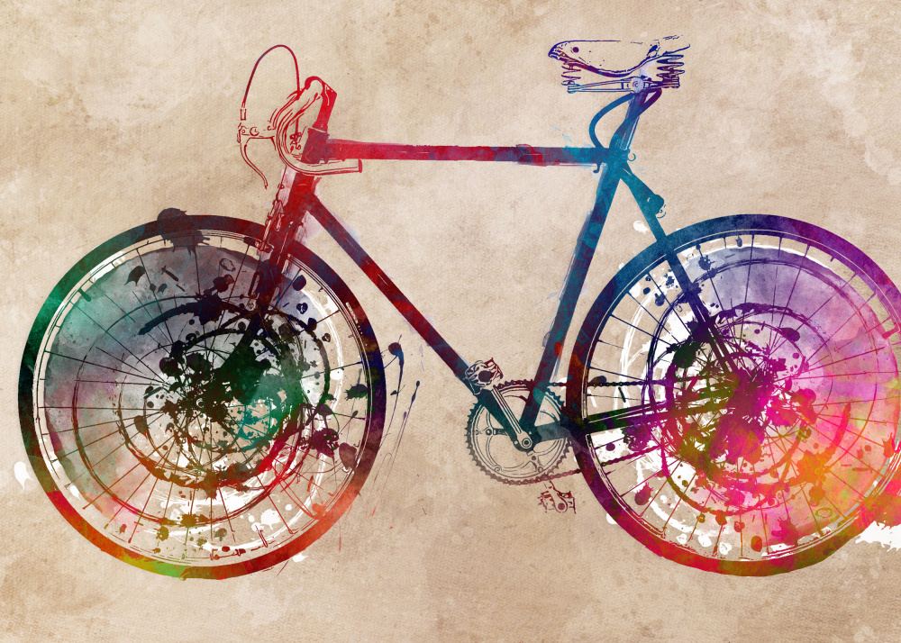 Cycling sport art 46 von Justyna Jaszke