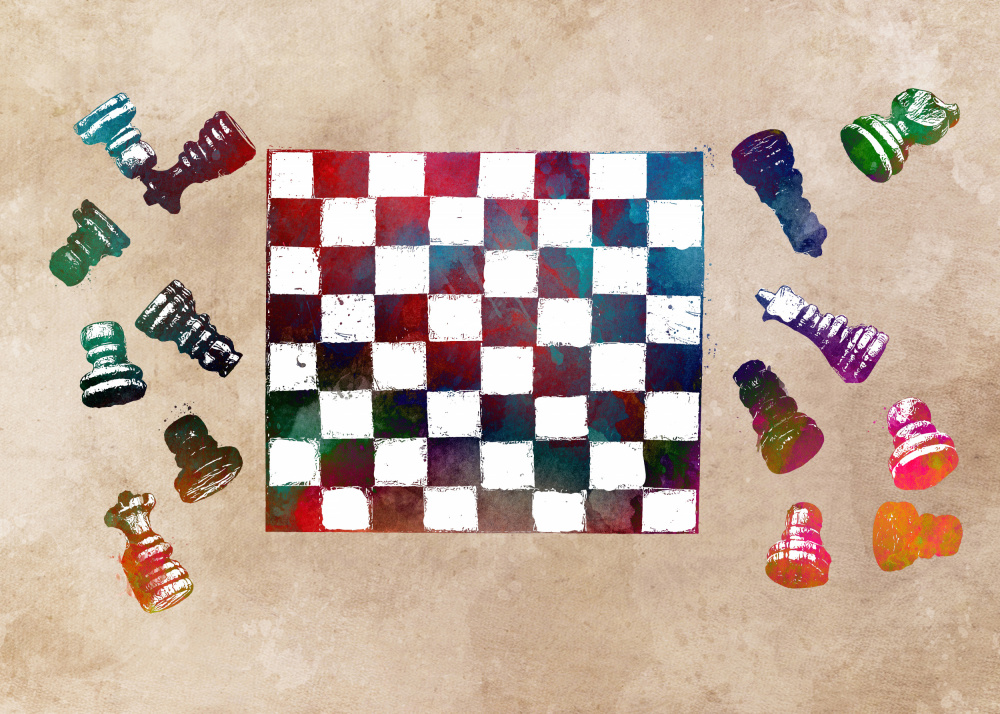 Chess Sport Art 4 von Justyna Jaszke