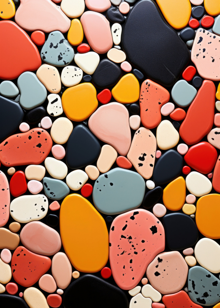 Terrazo pattern art 2 von Justyna Jaszke