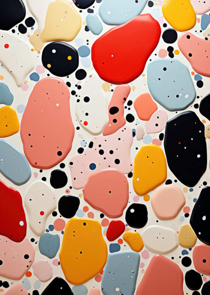 Terrazo pattern art 6 von Justyna Jaszke