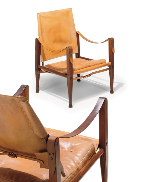 Pair of Safair chairs, designed 1933, executed c.1955 von Kaare Klint