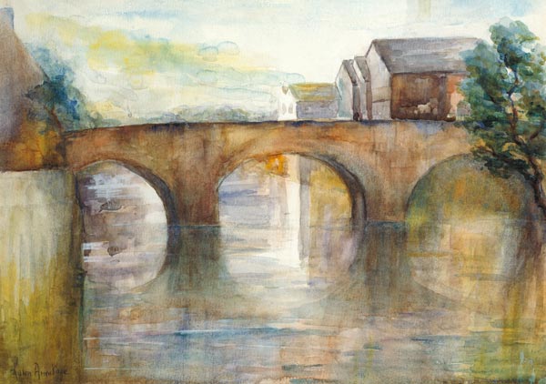 River Arun, Sussex (w/c)  von Karen  Armitage