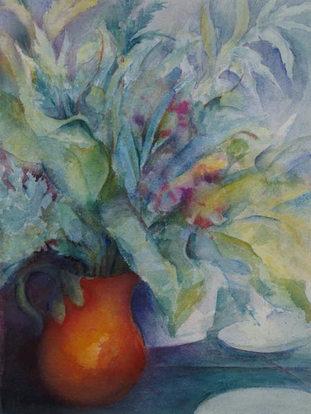 Tuscan Jug (w/c)  von Karen  Armitage