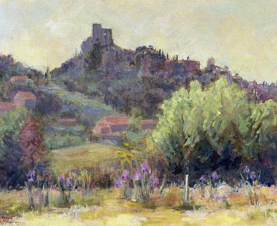 Vaison La Romaine, Vaucluse (oil on canvas)  von Karen  Armitage