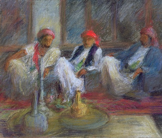 Yemenis, 1999 (pastel on paper)  von Karen  Armitage