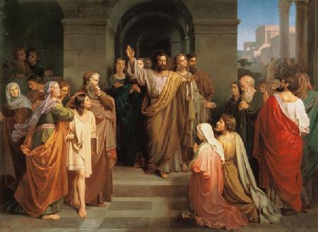 Die Pfingstpredigt des Petrus. 1844