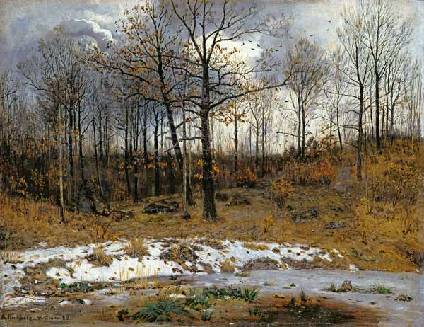 Last Snow at Weimar von Karl Buchholz