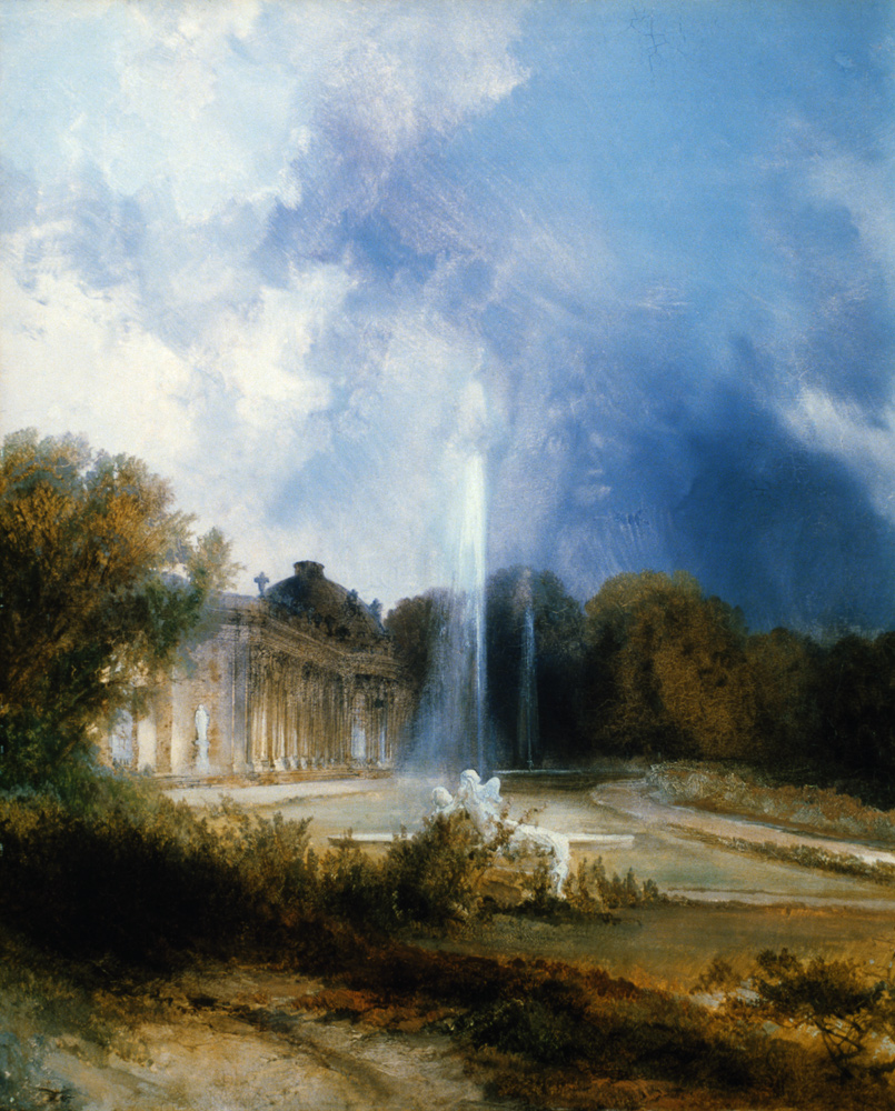 Potsdam,  Schloß Sanssouci von Carl Eduard Ferdinand Blechen