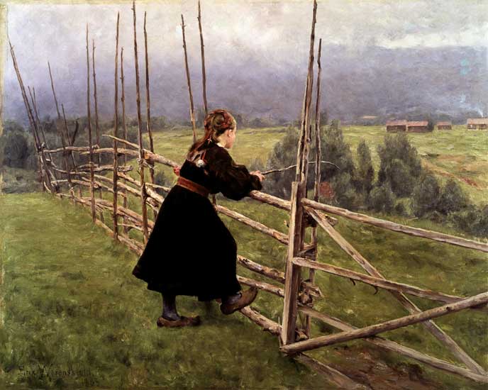 On the Plain von Karl Fredrick Nordstrom